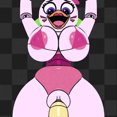 five nights at freddy's, glamrock chica (fnaf), glamrock freddy (fnaf), animated, music, video