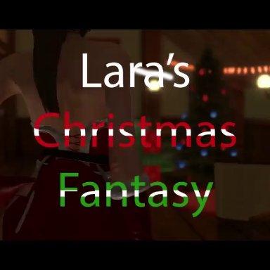 christmas, skyrim, the elder scrolls, tomb raider, lara croft, riekling, cavalorn13, bed, creature, cum, doggy style, fantasy, goblin, green skin, interspecies