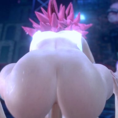 street fighter, poison (final fight), stoneddude, anal, grabbing legs, legs up, pink hair, 3d, animated, mp4, sound, video