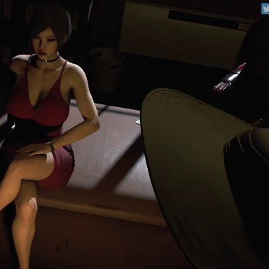 resident evil 2, resident evil 2 remake, resident evil 8: village, ada wong, alcina dimitrescu, axenanim, anal, anal penetration, anal sex, behind view, big breasts, big penis, bouncing ass, bouncing balls, bouncing breasts