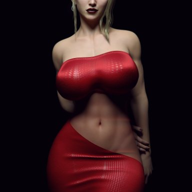 final fantasy, final fantasy vii, scarlet (ffvii), smz-69, 1girls, big breasts, breasts, female, female only, large breasts, solo, 3d