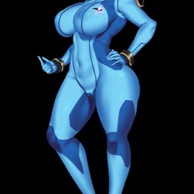 metroid, samus aran, zero suit samus, aster crowley, 1girls, ass, big breasts, blonde hair, blue eyes, breasts, female, female only, mature female, nipples, nipples visible through clothing