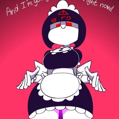 maidbot (androjuniarto), minus8, maid, maid uniform, robot, solo, 2d, animated, duplicate, tagme