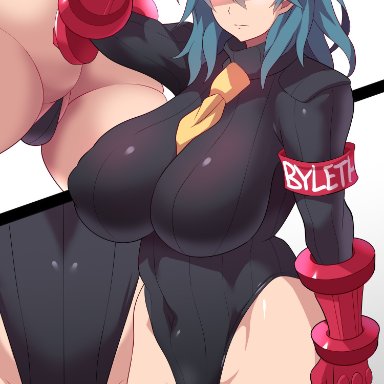 capcom, fire emblem, fire emblem: three houses, nintendo, street fighter, byleth (fire emblem), byleth (fire emblem) (female), cammy white (cosplay), konno tohiro, 1girls, alternate costume, armband, ass, ass focus, ass visible through thighs