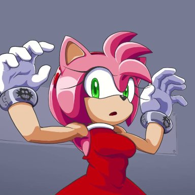 sonic (series), sonic team, amy rose, ffisf, fufuisufu, anthro, cum, cum in mouth, cum on body, cum on breasts, fellatio, female, furry, human on anthro, male