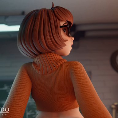 scooby-doo, nsfw, Grand Cupido, velma (scooby-doo), 3d, animated