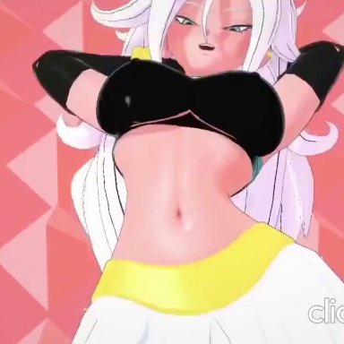 dragon ball, dragon ball super, dragon ball z, koikatsu, ppppu, android 21, majin android 21, anonbluna, 1boy, 1girl, ahe gao, ahegao, ahoge, android, anonymous male