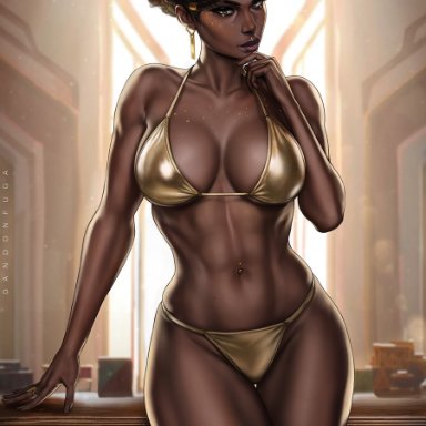 league of legends, mel medarda, dandon fuga, 1girls, african, african female, athletic, clothed, dark-skinned female, dark skin, facing viewer, female, female only, female protagonist, human