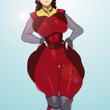 avatar the last airbender, nickelodeon, the legend of korra, jinora, jay-marvel, 1girls, aged up, big breasts, breasts, brown eyes, brown hair, child bearing hips, curvaceous, curvy, curvy figure