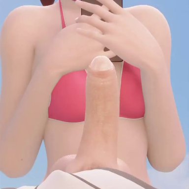 overwatch, d.va, bewyx, big penis, blowjob, cum, cum inside, deepthroat, fellatio, handjob, oral, 3d, animated, sound, voice acted