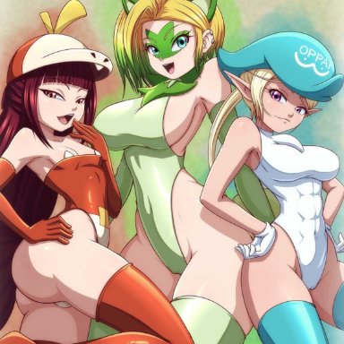 pokemon, pokemon sv, erin (reit), fuecoco, fuecoco (cosplay), oc, original character, pokemon (cosplay), quaxly, quaxly (cosplay), roxy (reit), sprigatito, sprigatito (cosplay), tama (reit), reit