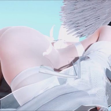 cinder, zasalamel, odo1558, anal, angel, angel wings, ass, bangs, bbc, black hair, blunt bangs, boots, cindersnk, clothing, cloud