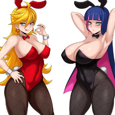 panty anarchy, stocking anarchy, jmg, armpits, bunnysuit, erect nipples