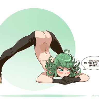 one-punch man, tatsumaki, creux, lefauxcreux, 1girls, skinny, skinny girl, small breasts, jack-o pose