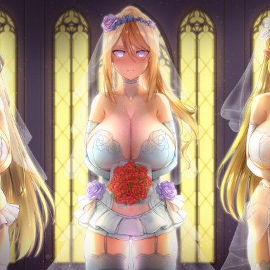 breath of the wild, metroid, nintendo, pokemon, pokemon dppt, the legend of zelda, cynthia (pokemon), princess zelda, samus aran, zelda (breath of the wild), cigar cat, 3girls, @ @, ass visible through thighs, bare shoulders