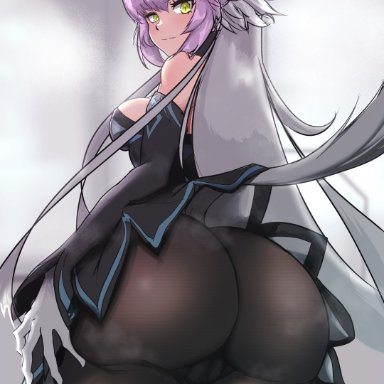 fate/apocrypha, fate/grand order, fate (series), atalanta (alter) (fate), atalanta (fate), 1girls, animal ears, ass, basuta ni umu, big ass, blush, bubble butt, female, female focus, female only