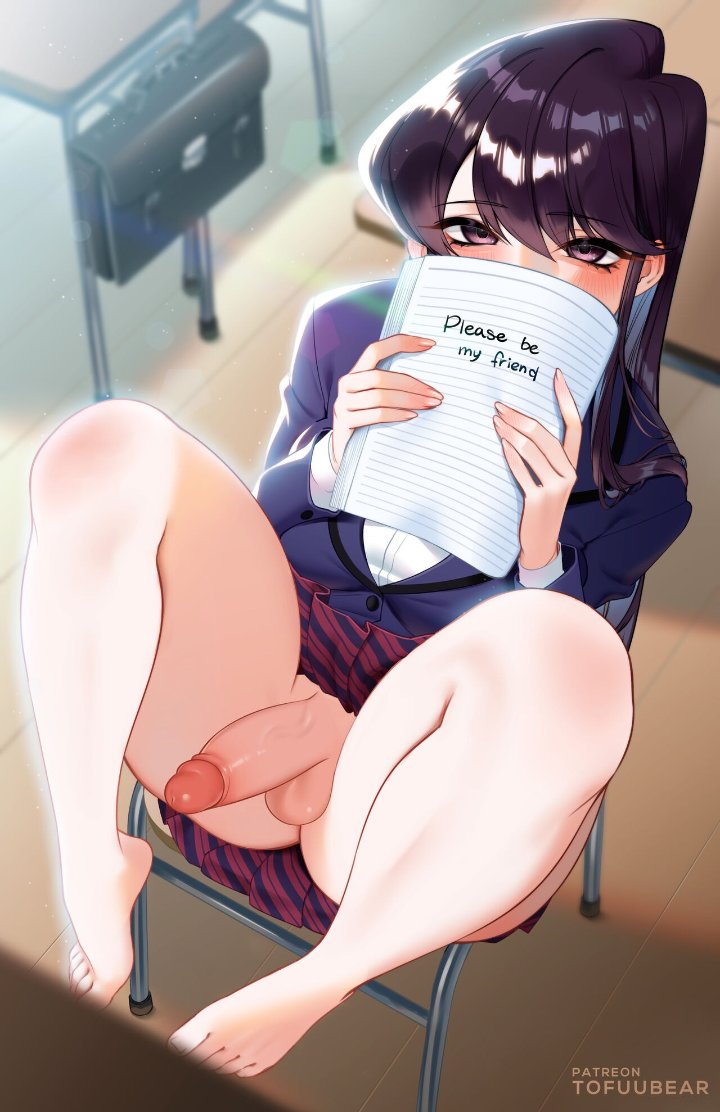 Rule 34 XYZ / komi-san wa komyushou desu, komi shouko, tofuubear, 1futa,  balls