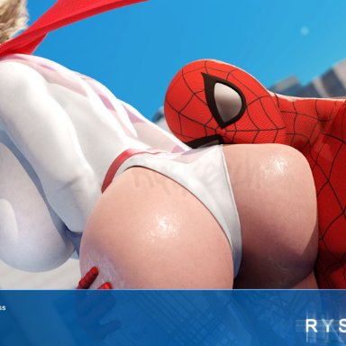 dc, dc comics, injustice 2, marvel, marvel comics, spider-man (ps4), spider-man (series), superman (series), kara zor-l, karen starr, peter parker, power girl, spider-man, rysketches, ass