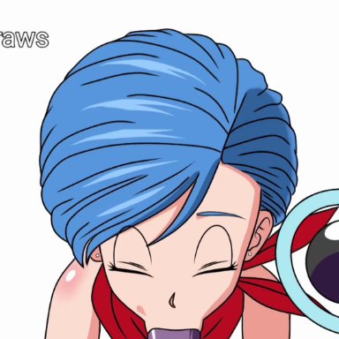 dragon ball, dragon ball super, dragon ball z, beerus, bulma, bulma briefs, aditya draws, 1girls, blowjob, blue eyes, blue hair, cheating wife, cum, cum in mouth, cum inside