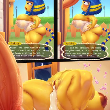 animal crossing, nintendo, ankha, ankha (animal crossing), captain jerkpants, captainjerkpants, after sex, anthro, areola, bodily fluids, breasts, clothing, cloud, crescent moon, cum