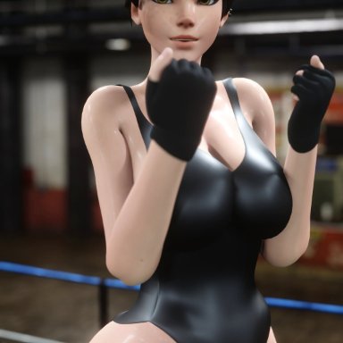 overwatch, tracer, adult haus, 1girls, big ass, big breasts, female only, fingerless gloves, gloves, leotard, solo female, 3d, tagme