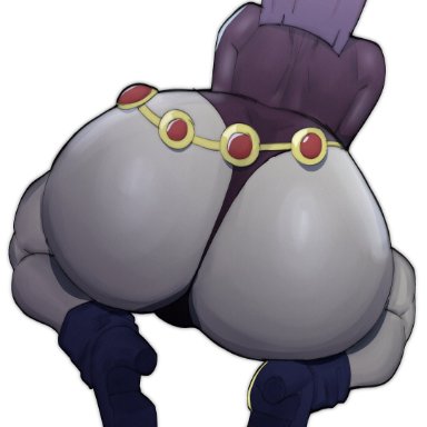 dc, dc comics, teen titans, raven, doublehero, 1girls, ass, back view, big ass, big butt, boots, bottom heavy, bubble ass, bubble butt, butt