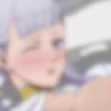 black clover, asta (black clover), noelle silva, space-panda, 1boy, 1boy1girl, 1girl, 1girls, abs, anal, anal noise, anal sex, areola, ass, bed