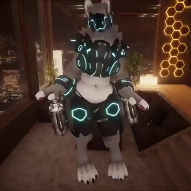 vrchat, anthro, ass, big ass, breast expansion, breasts, female, female only, furry, game, lactating, lactating nipples, lactation, large breasts, mamagen