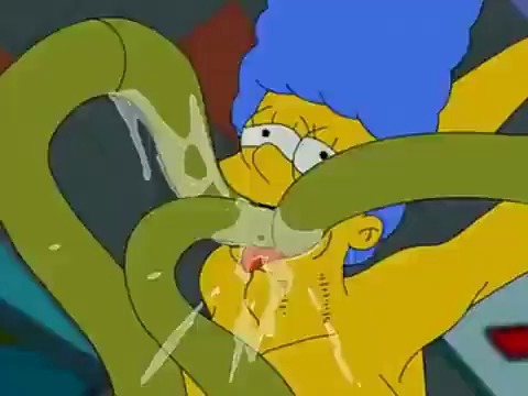 the simpsons, krang, marge simpson, nikisupostat, animated - Rule 34 XYZ