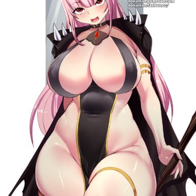 hololive, hololive english, mori calliope, bokuman, 1girls, big breasts, breasts, eye contact, female, female focus, female only, huge breasts, looking at viewer, pink eyes, pink hair