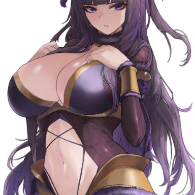 fire emblem, fire emblem: awakening, fire emblem awakening, nintendo, tharja, tharja (fire emblem), kataku musou, 1girls, alternate costume, animal ear hairband, animal ears, armlet, bangs, bare thighs, black hair