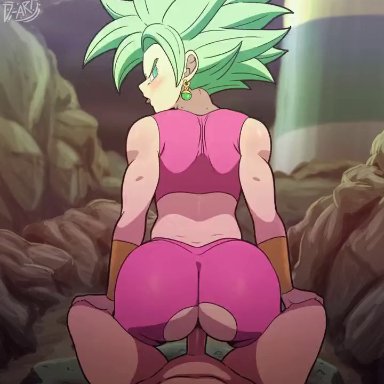 dragon ball, dragon ball super, caulifla, kale, kefla, arsenalsfx, cinderdryadva, d-art, 1boy, 1boy1girl, 1girls, anal, anal penetration, anal sex, angry