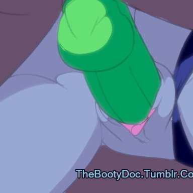 dc comics, teen titans, beast boy, raven, raven (dc), fred perry, huge cock, penis, sex, vaginal penetration, animated, tagme