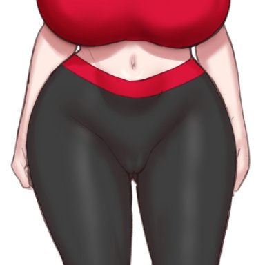 wendy's, wendy thomas, gray impact, alternate outfit, big ass, big breasts, female, female focus, female only, freckles, freckles on chest, hourglass figure, red hair, red outfit, smile