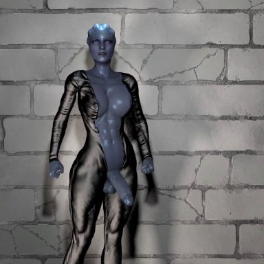 mass effect, asari, liara t'soni, boobafuta, abs, alien girl, ass expansion, big ass, big balls, big breasts, big butt, big penis, breast expansion, dick expansion, dick growth