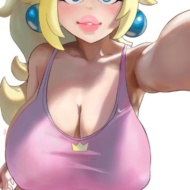 mario (series), mario strikers, princess peach, noblood, ryandomonica, big lips, huge breasts, tagme