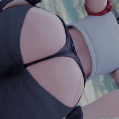 character request, kishi, 1female, 1girl, 1girls, ass, dat ass, female, female focus, large ass, pale-skinned female, solo female, solo focus, thick ass, voluptuous