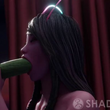 guardians of the galaxy, marvel, marvel comics, gamora, mantis (marvel), evilaudio, kaliethva, shadylewds, 1futa, 2girls, ants, big penis, blowjob, blowjob face, fellatio