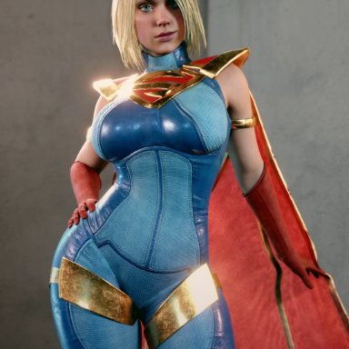 dc, dc comics, injustice 2, superman (series), tiktok, kara danvers, kara zor-el, supergirl, heracles3dx, ass, big ass, big breasts, big butt, blonde hair, blue eyes