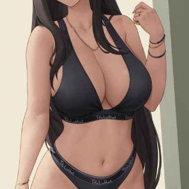 final fantasy, final fantasy vii, final fantasy vii remake, tifa lockhart, zaphn, 1girls, big breasts, black hair, curvy, curvy figure, female, female only, large breasts, long hair, looking at viewer