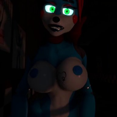 five nights at freddy's, bonnie (fnaf), mehstrosfm, 1boy, 1girls, bouncing breasts, breasts, breasts out, bunny, bunny girl, cowgirl position, female, looking at viewer, male, pov