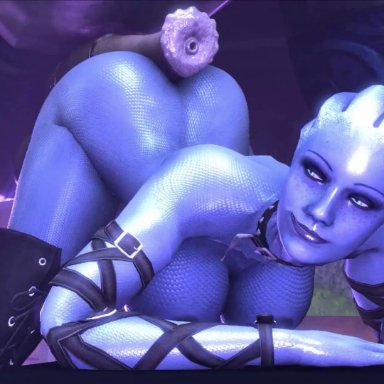 mass effect, asari, elcor, liara t'soni, bonkerzhonkerz, 1boy, 1boy1girl, 1female, 1girl, 1girls, ahe gao, ahegao, alien, alien girl, areola