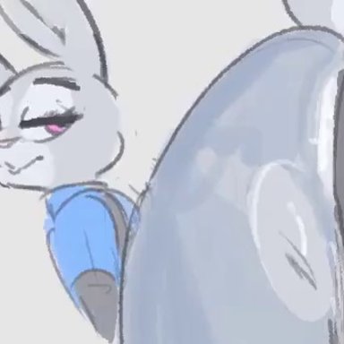 disney, zootopia, judy hopps, kiseff, 1boy, 1girl, 1girls, after sex, anus, ass, big ass, cum, cum in pussy, cum inside, doggy style