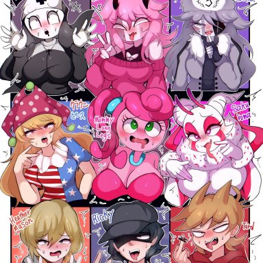 eddsworld, fnf mods, friday night fever, friday night funkin, mid-fight masses, poppy playtime, silent hill 3, touhou, clownpiece, heather mason, mommy long legs, ricky, ruv (dokki.doodlez), sakuroma (retrospecter), sarvente (dokki.doodlez)