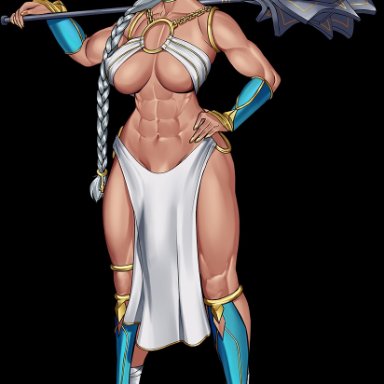 shackles of ellswyn, jane (shackles of ellswyn), otto cubze, two hot milfs, 1futa, armor, big breasts, big penis, blue eyes, boots, braid, braided hair, braided ponytail, breasts, bulge