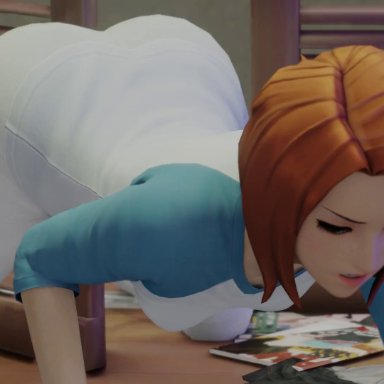 ben 10, character, gwen tennyson, kishi, ass, bending over, breasts, butt, round ass, round butt, shaking, shaking ass, shaking butt, silly, twerking