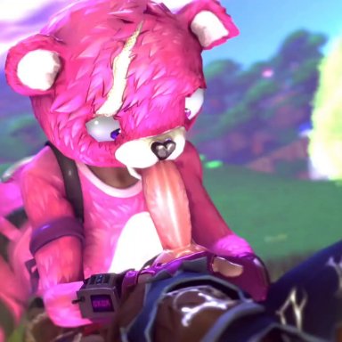 fortnite, cuddle team leader, rookieanimator210, 1boy, 1female, 1girl, 1girl1boy, 1girls, blowjob, large penis, animated, sfm, sound, source filmmaker, tagme