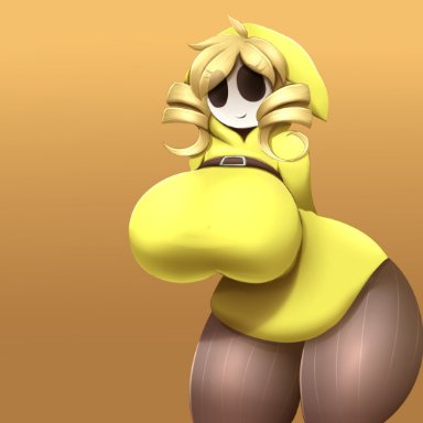 mario (series), shy gal, metachoke, 1girls, big ass, big breasts, breasts bigger than head, drill hair, dumptruck ass, enormous ass, enormous breasts, fat ass, huge ass, huge breasts, long hair