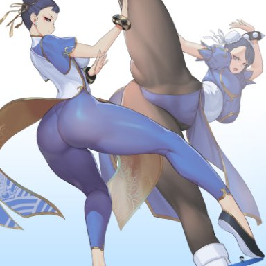 street fighter, street fighter 6, chun-li, suerte, ass, big ass, big butt, huge ass, legs, suertee34, thick, thick ass, thick thighs