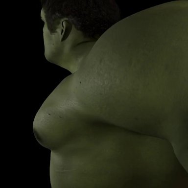 marvel, black widow (marvel), hulk, natasha romanoff, scarlett johansson, moogan, 1boy, 1boy1girl, 1girls, anal, female, forced, holding head, huge cock, hulk meme